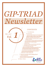 GIP-TRIAD Newsletter 2017 Vol.1