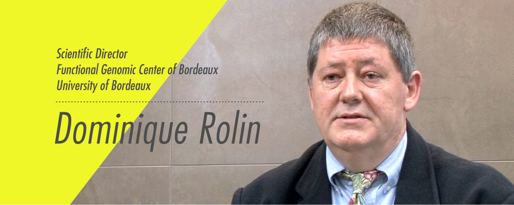 Scientific Director Functional Genomics Center of Bordeaux University of Bordeaux Dominique Rolin